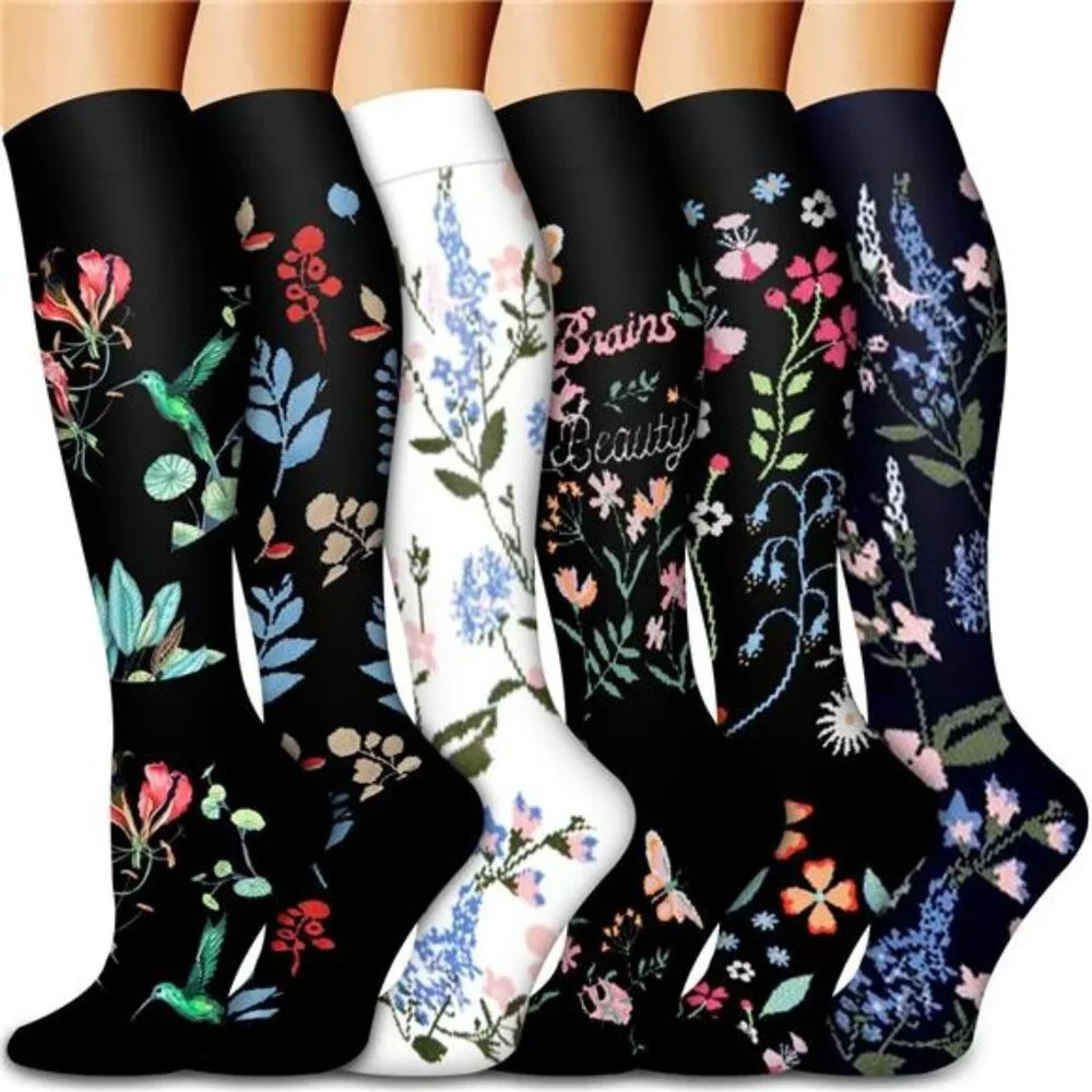 6 Pack Women's Compression Socks Circulation